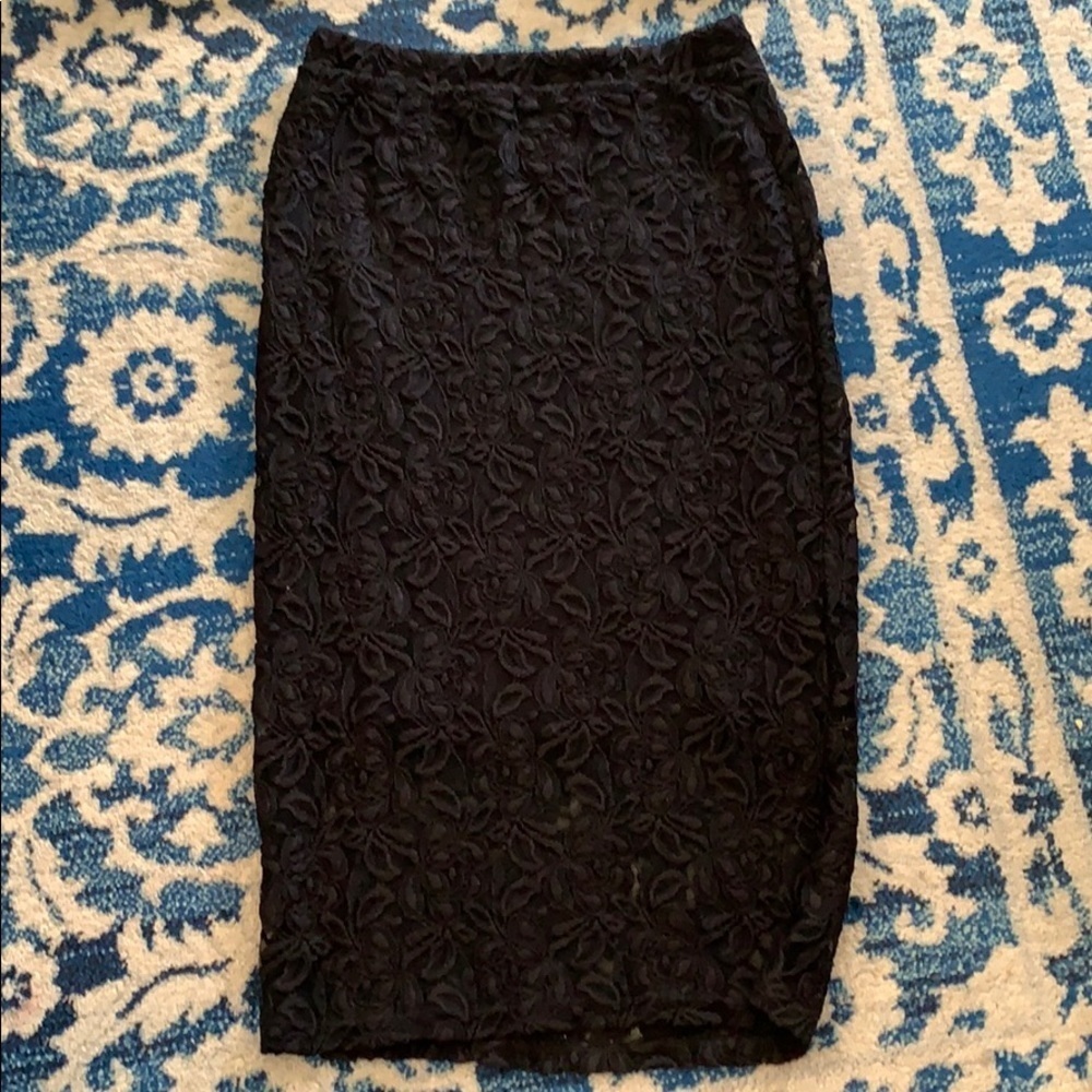 Bobeau Black Skirt